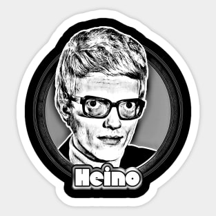 Heino ∆ Vintage Look Fan Design Sticker